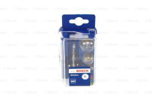 Sada žiaroviek BOSCH 12V H1, poistky Minibox