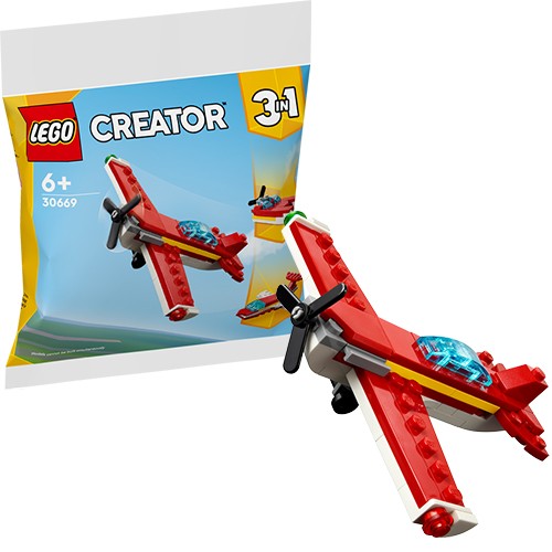 LEGO Creator 30669 Ikonické červené lietadlo