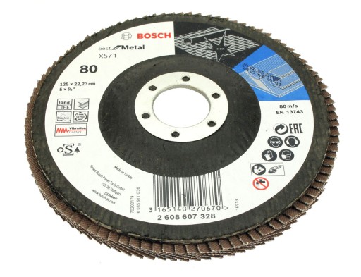 BOSCH KOTOUČ KLAPKA 125mm GR.80 NA KOV