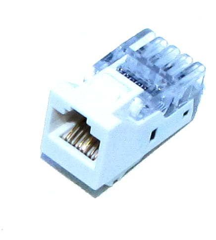 Samosvorný RJ45 keystone jack s krytom