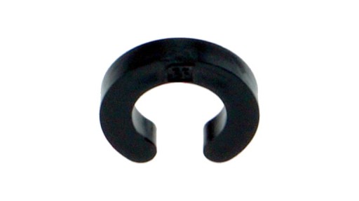 Čierny dištančný krúžok 4mm valčeková oska 11mm Flexi Force