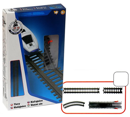 Loco Toys Dráhy s brzdou - rozširovacia sada