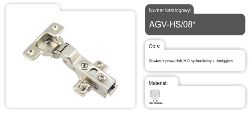 AGV SAMOZAVÁRACÍ NÁBYTOKOVÝ PÁN AGV-HS/08*