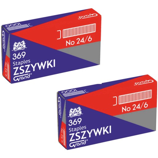 SVORKY do KANCELÁRSKEJ zošívačky č.24/6 GRAND 369 2x bal.