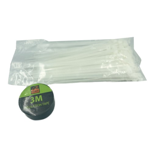 VIAZAČKY KABELNY VIAZAČKY BIELY OKS 2,5X150mm 150 KS