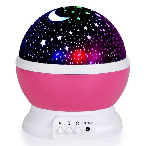 LED NOČNÁ LAMPA STARS SKY PROJEKTOR PROJEKTOR LAMPY PRE DIEŤA 2v1