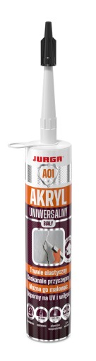 Univerzálny flexibilný AKRYLÁTOVÝ TĚSNÍK na praskliny a škáry, BIELY 300ml