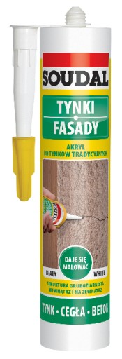 Soudal Acrylic na tradičné omietky biela 280ml