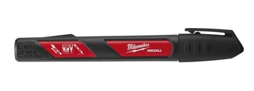 MILWAUKEE Čierny popisovač olejový 1 ks.