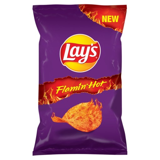Doritos Cheetos Lay's Flamin' Hot chrumkavé chipsy s pikantnou príchuťou 75 g
