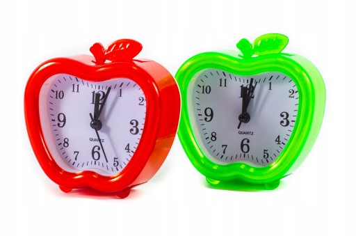 FAREBNÉ HODINY S BUDÍKOM Apple RÔZNE FARBY