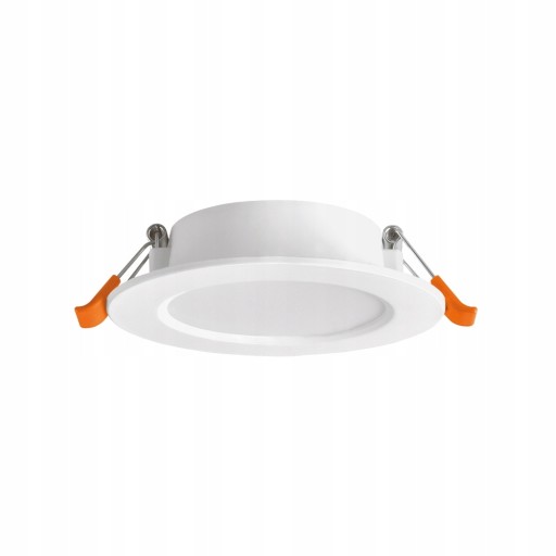 LED STROPNÉ SVETLO Zapustené okrúhle Biele Moderný Dizajn 4W 4000K