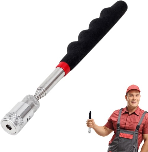 MAGNETICKÝ UCHOVÁVAČ LED TELESKOPICKÝ MAGNET 80CM