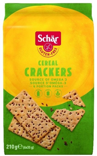 SCHAR Viaczrnné bezlepkové krekry - Cereálne krekry (210g)