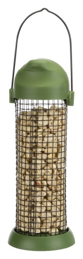 Krmítko na orechy, 500 ml/22 cm, zelené