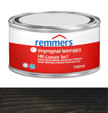 Remmers HK-Lasur impregnácia dreva 100ml Ebony