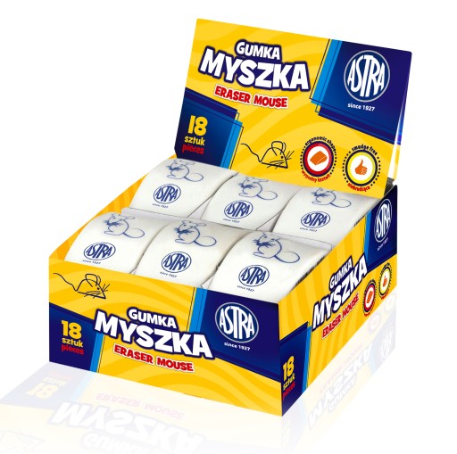 Astra ERASER na vymazanie Myszka