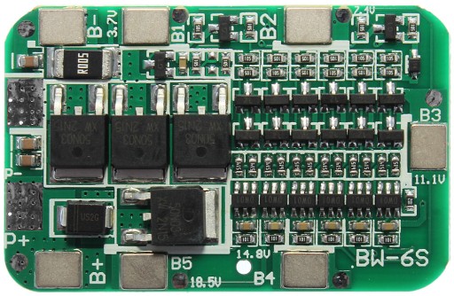 Nabíjačka BMS Modul 6s 15A Li-ion 18650