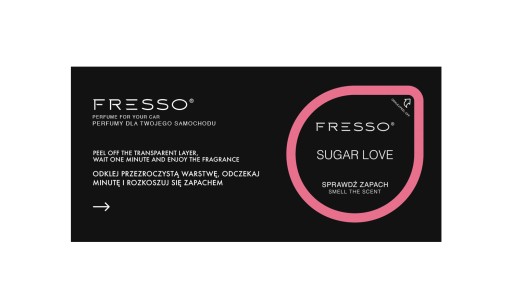 FRESSO TESTER SADA 8 KARIET VÔŇ parfémy vône do auta