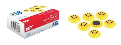 Magnety na tabuľu, 12 ks