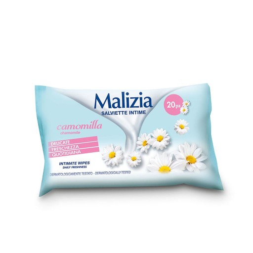 Malizia obrúsky na intímnu hygienu harmanček 20