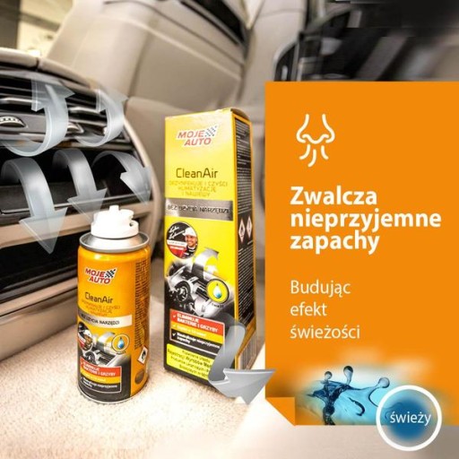 BIOCÍD NA ČISTENIE KLIMATIZÁCIE ČISTÝ VZDUCH FRESH 150ML / NÁMORNÍCKA MODRÁ