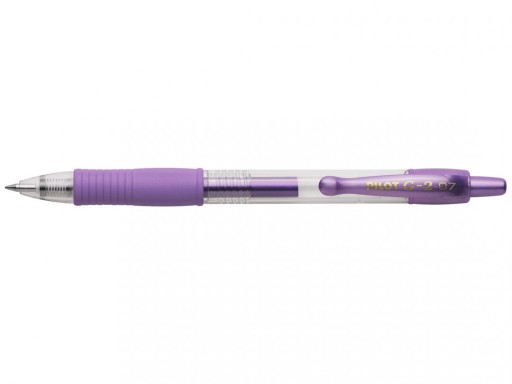 Gélové pero Pilot G2 Purple Metallic