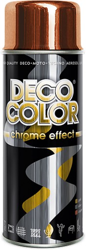 LAK 400 ml SPREJ CHROM MEDENÝ LESK