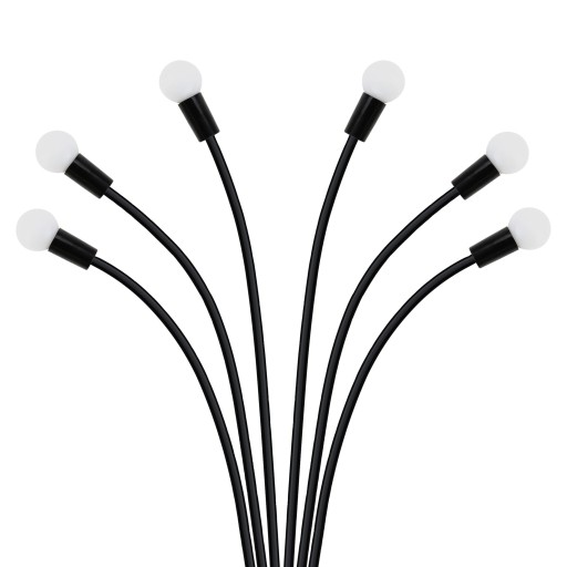 SOLÁRNA LAMPA S GUĽAMI 6 LED ZÁHRADNÁ LAMPA S GUĽAMI