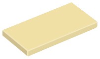 LEGO TILE 87079 2x4 piesková DLAŽBA NOVINKA (4g) 4 ks