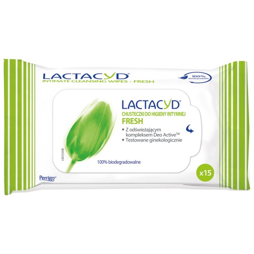 LACTACYD FRESH obrúsky na intímnu hygienu x2