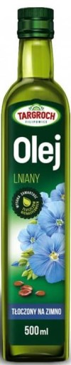 Za studena lisovaný PRÍRODNÝ ĽANOVÝ OLEJ 500ml KETO
