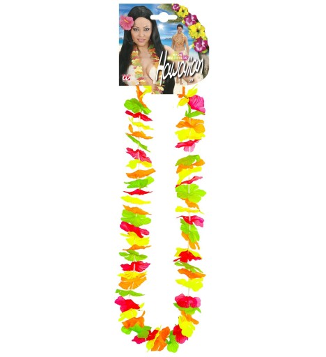 Havajský náhrdelník Hawaii Flowers Colorful Neon