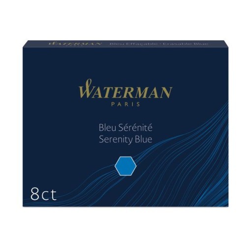 Atramentové kazety Waterman Blue 8 ks.