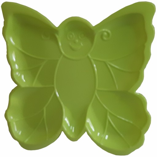 Plastový podnos na taniere 20 cm motýľ