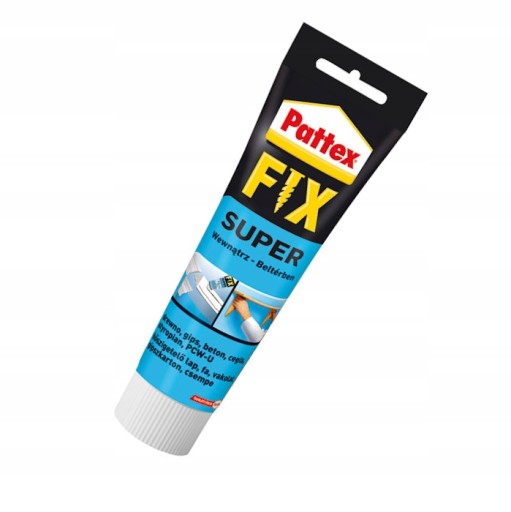 PATTEX FIX SUPER INŠTALAČNÉ LEPIDLO, VODEODOLNÉ 50G