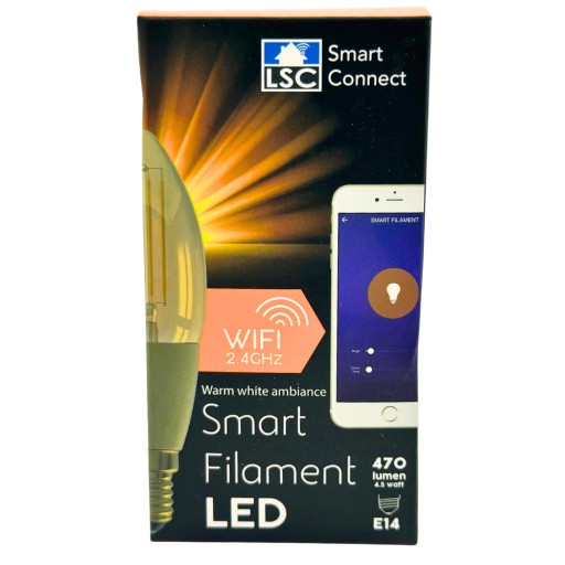 E14 470 lumenová LED žiarovka Smart Connect