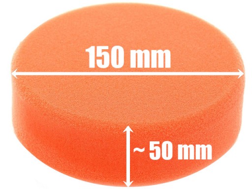 ORANŽOVÁ LEŠTIACA HUBKA M14 STREDNÁ 150 mm