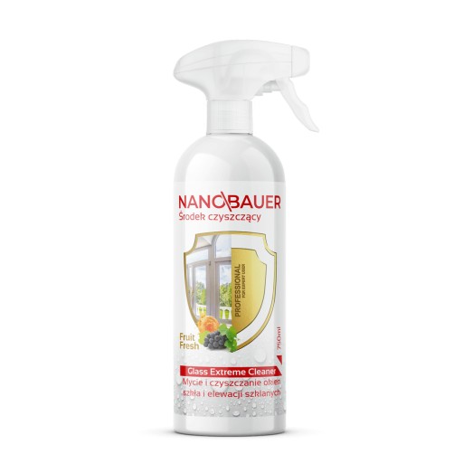 Nanobauer Extreme liquid 0,75l na čistenie okien a zrkadiel