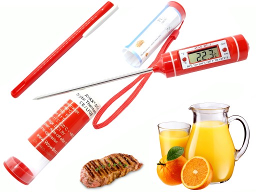 AVAX DT-1 LCD SONDA TEPLOMER PRE MÄSO, VODU, GRIL
