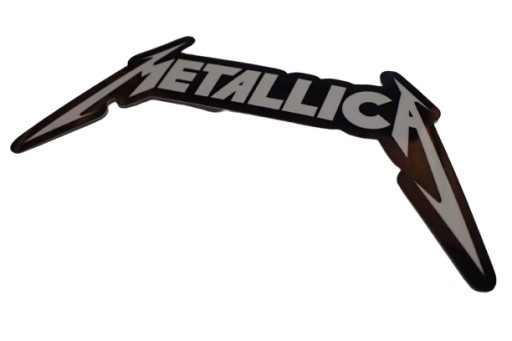 NÁLEPKA METALLICA 10,4 x 4,6 cm
