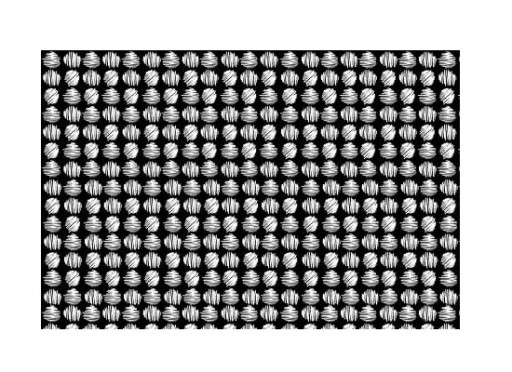 Tkanina s potlačou BLOTS 99, mäkká a pevná