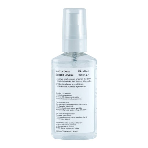 Čistiaci gél na displej 3mk 50ml