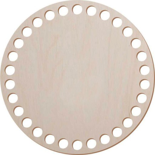 PODKLAD pod košík dno dno HÁČKOVANÁ preglejka 15cm