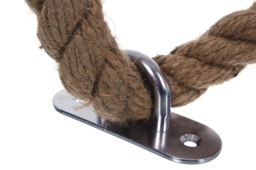Upevňovací hák nerezový hák 6 mm oválny 60x19 mm A2