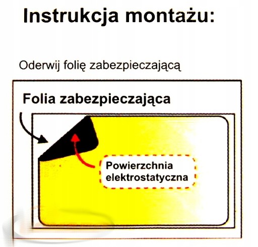 STATICKÁ FÓLIA NA SLNEČNÚ CLONU 35x47 cm zatemňuje interiér auta