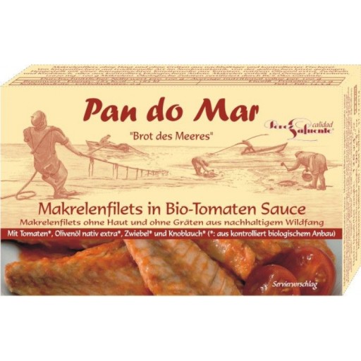 MAKERELOVÉ FILETKY V BIO RAJČINOVEJ Omáčke 120 g