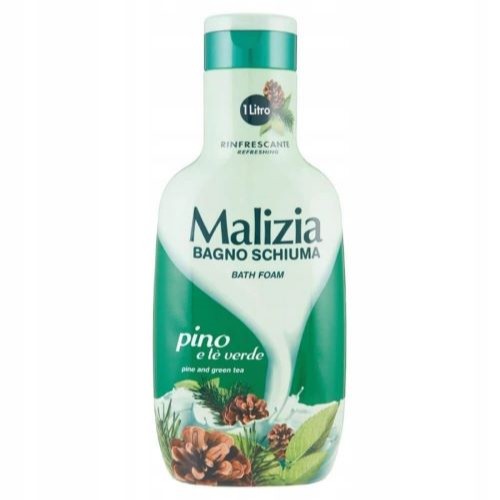 MALIZIA Tekutý kúpeľ z borovice a zeleného čaju 1L