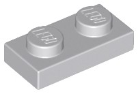 LEGO 4211398 Tanier 3023 Svetlosivá LBG 1x2 20 dielikov