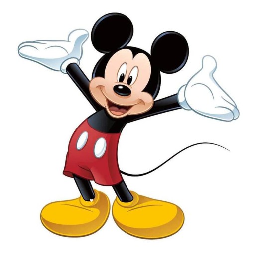 Mickey Mouse papierové taniere 23 cm 8 ks.
